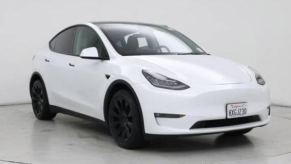 TESLA MODEL Y 2021 5YJYGDEE1MF222922 image